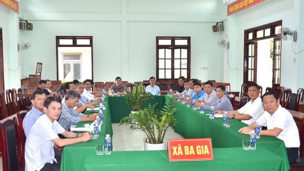 Xã ba gia dự hội nghị trực tuyến bồi dưỡng kiến thức, kỹ năng cho cán bộ lãnh đạo, quản lý